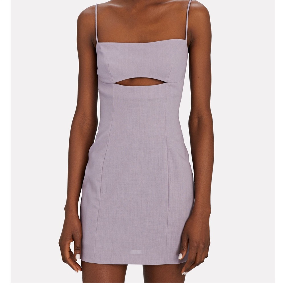 Zeynep Arçay cutout lavender dress, 2